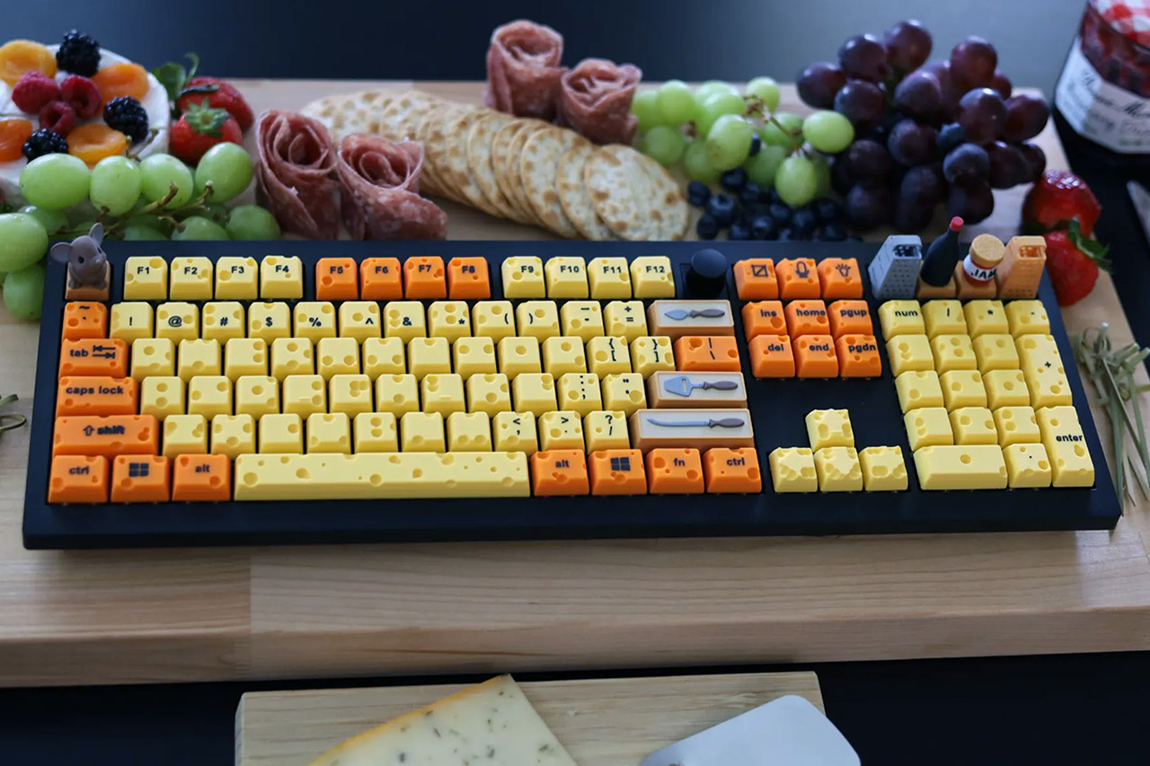Cheese Plate Keyboard Computer DirkMcgirk