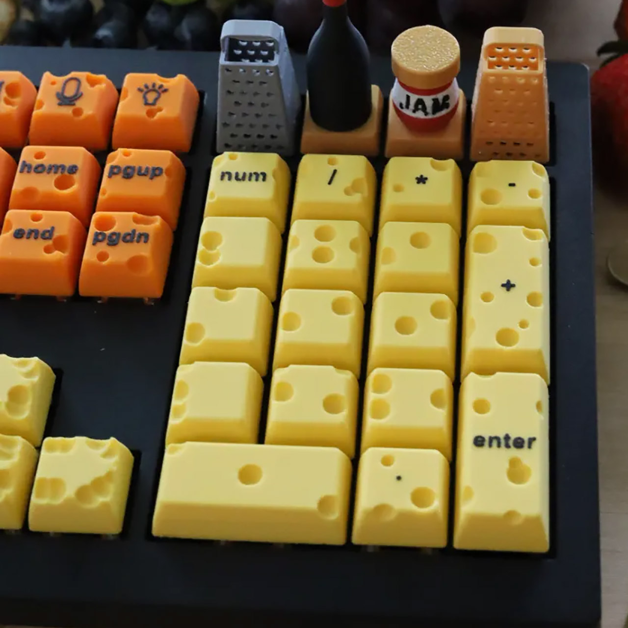 Cheese Plate Keyboard Computer DirkMcgirk