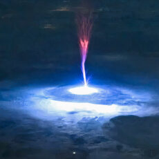NASA Lightning Sprite ISS Earth Fireworks