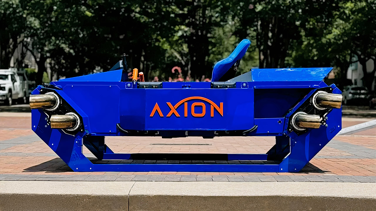Jet-Powered Axion VTOL Aircraft
