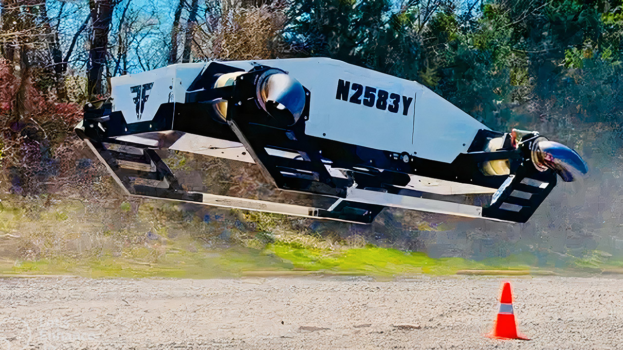 Jet-Powered Axion VTOL Aircraft