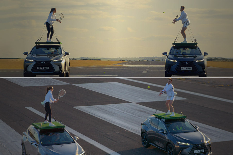 Lexus Guinness World Record Tennis Served at Speed