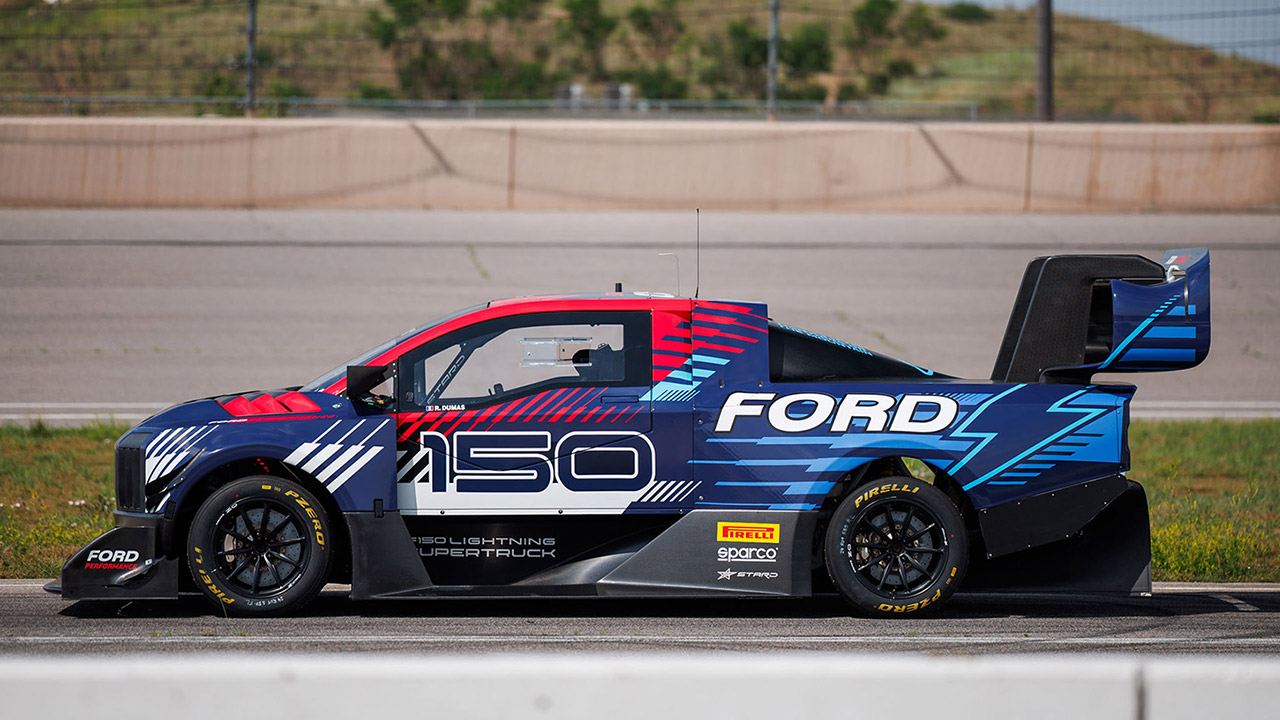 Ford Electric F-150 Lightning SuperTruck Goodwood