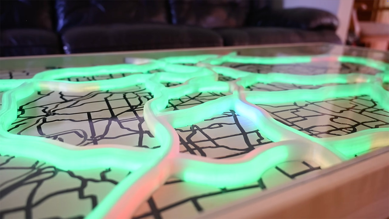 Smart Coffee Table Live Traffic