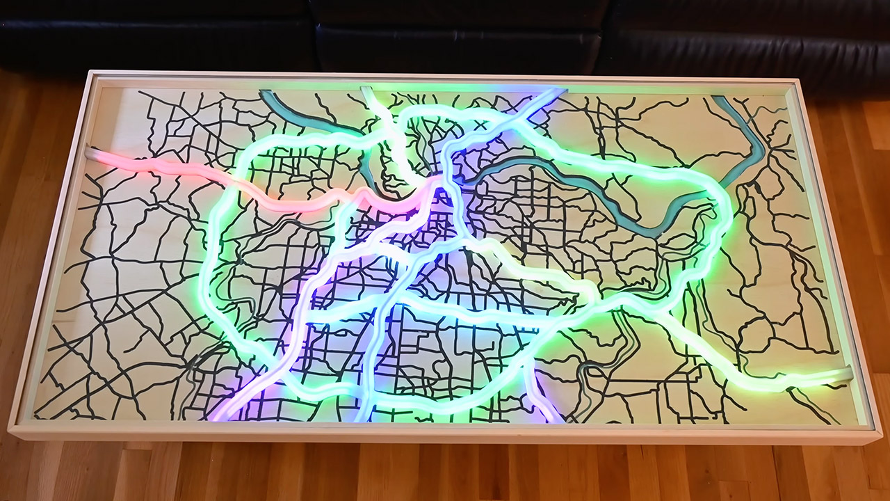 Smart Coffee Table Live Traffic