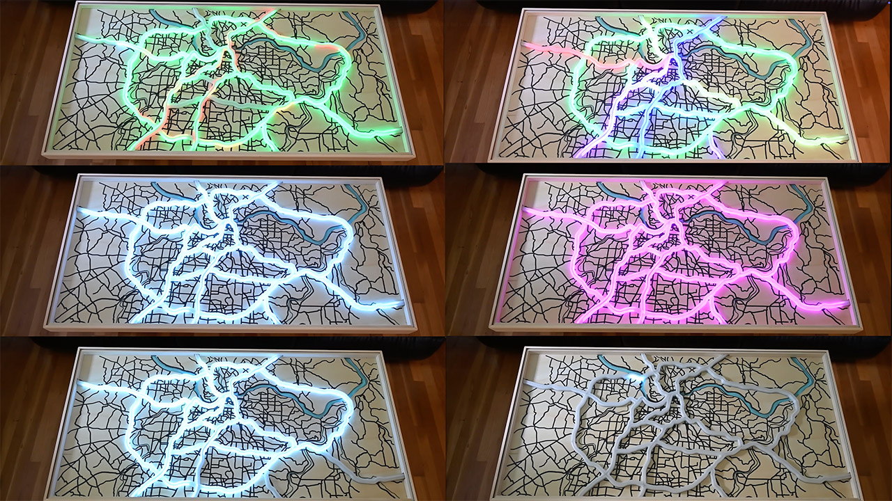 Smart Coffee Table Live Traffic