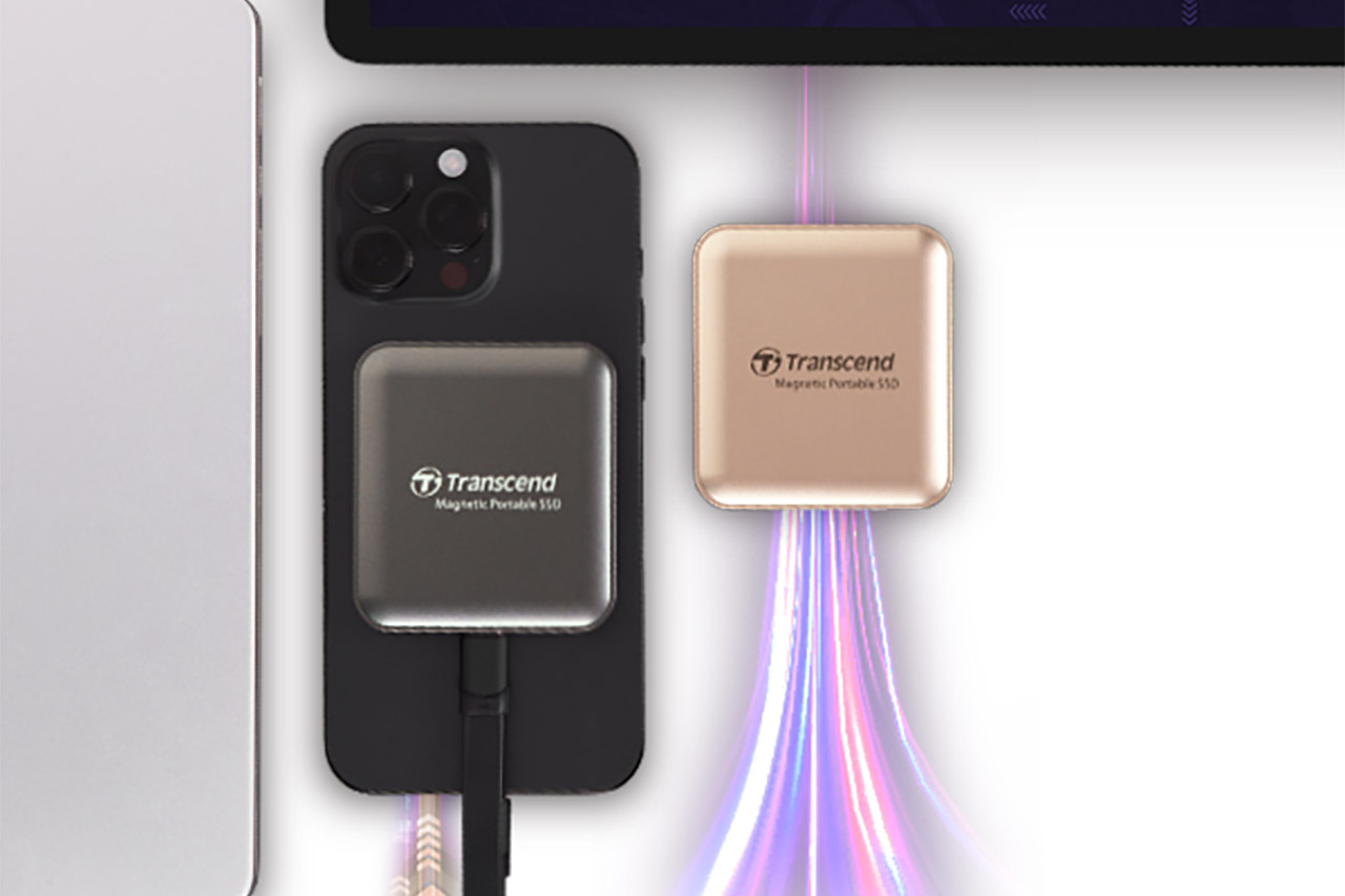 Transcend ESD420 Portable SSD iPhone Magsafe Magnetic