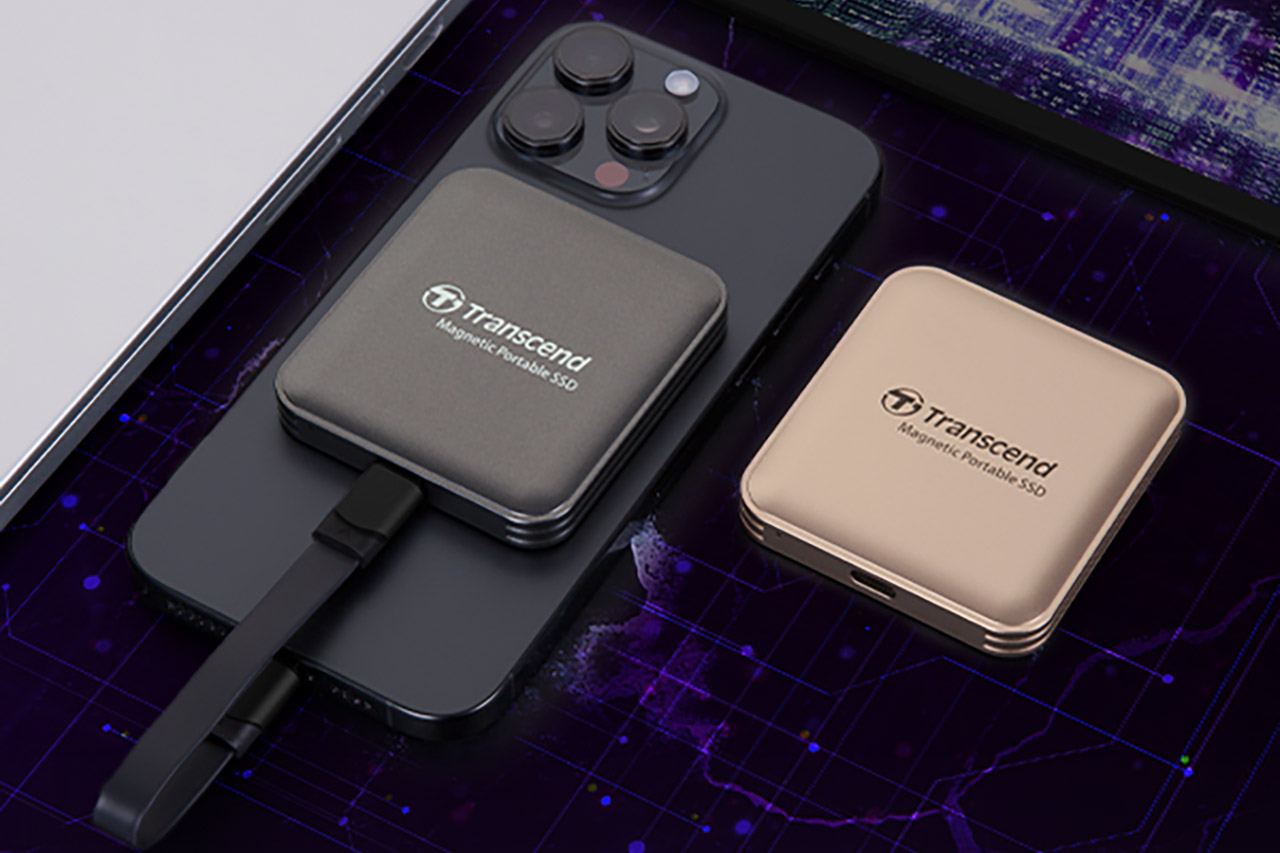 Transcend ESD420 Portable SSD iPhone Magsafe Magnetic