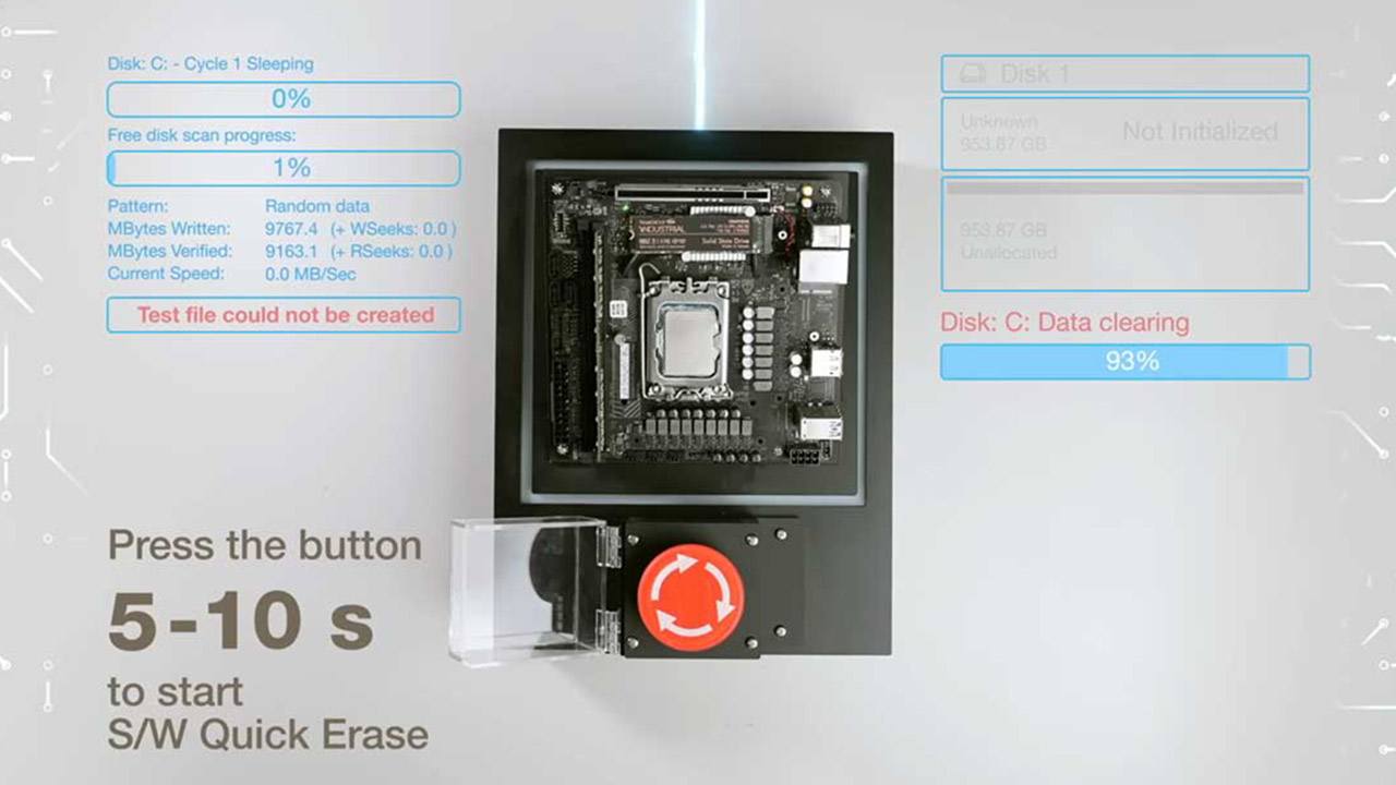 TeamGroup P250Q SSD Self-Destruct
