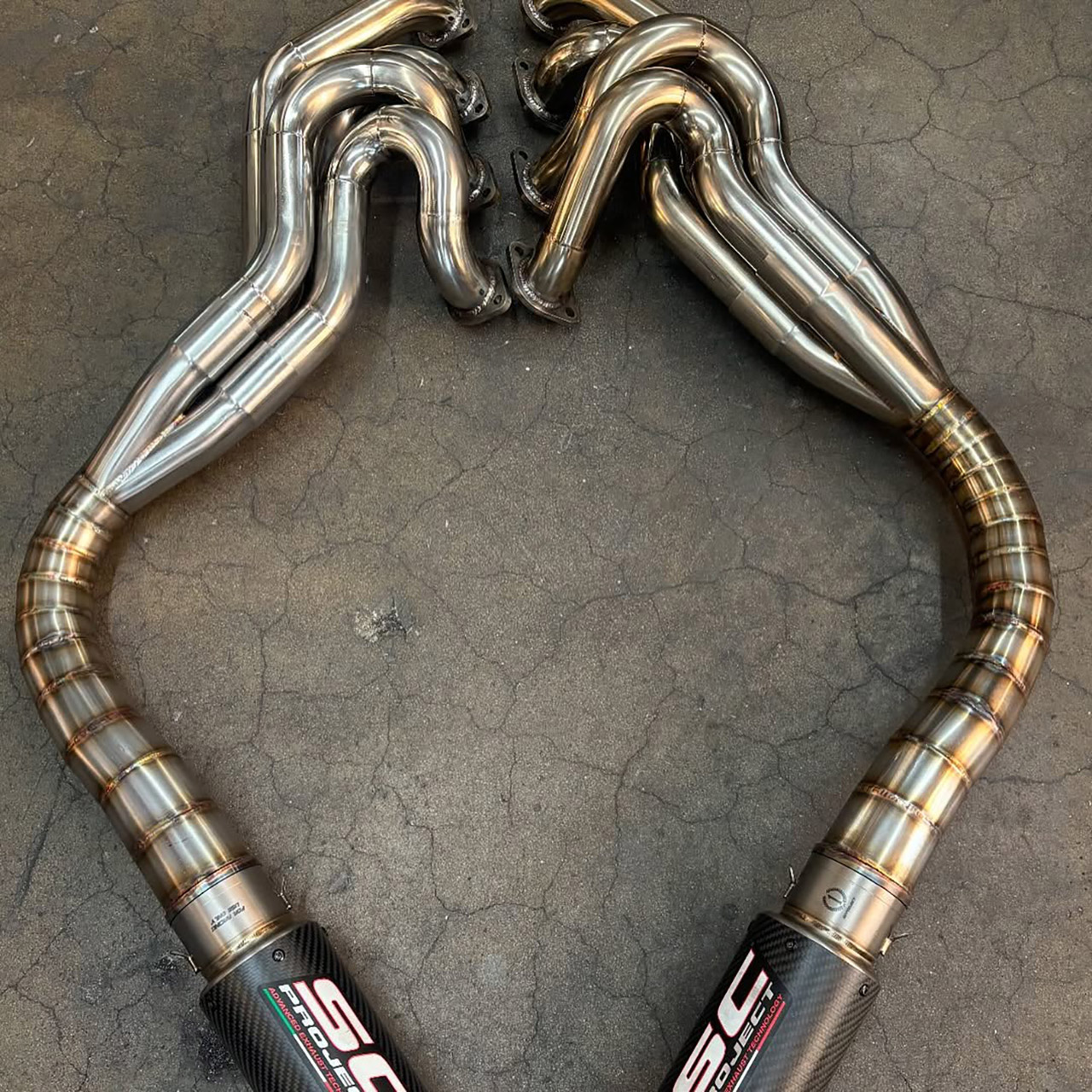 HF355 Motorcycle Ferrari V8 Engine
