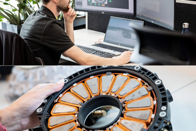 YASA Axial Flux Motor Prototype Density