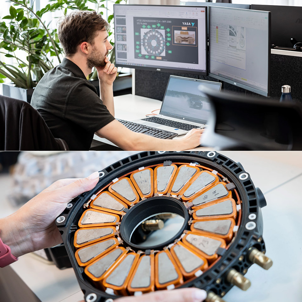YASA Axial Flux Motor Prototype Density
