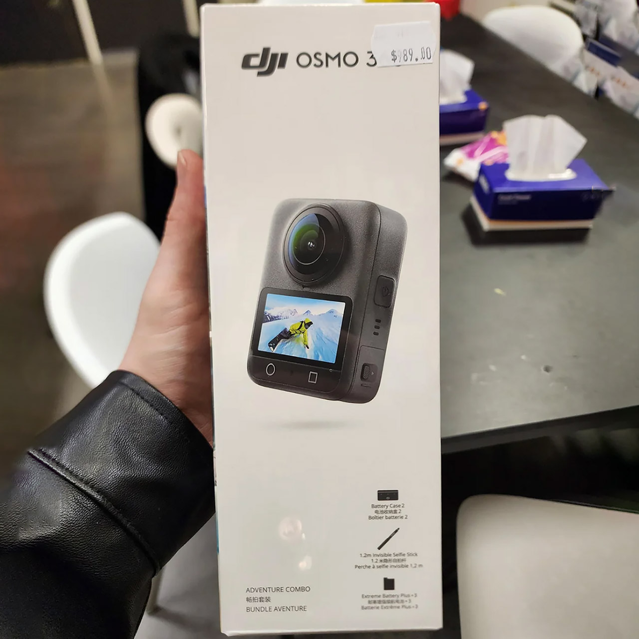 DJI OSMO 360 Retail Packaging Box Leak