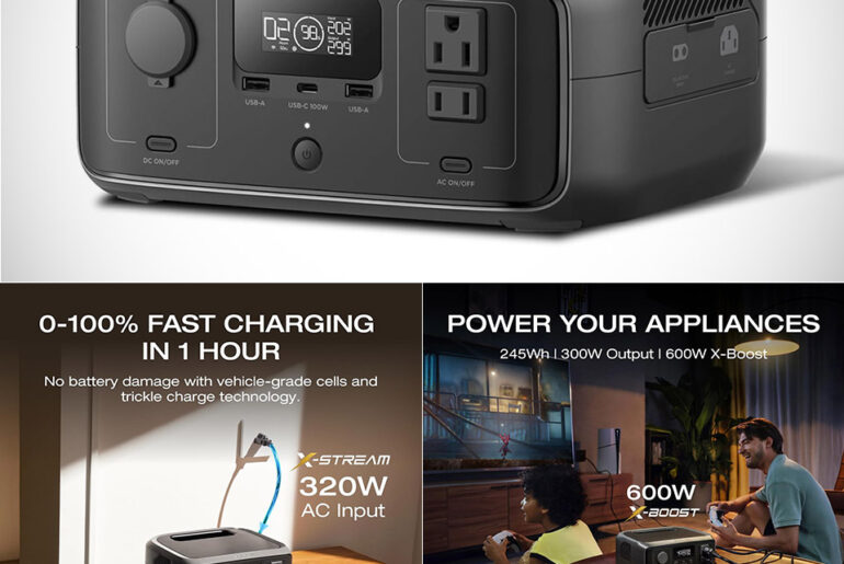 EF ECOFLOW River 3 Portable Power Station