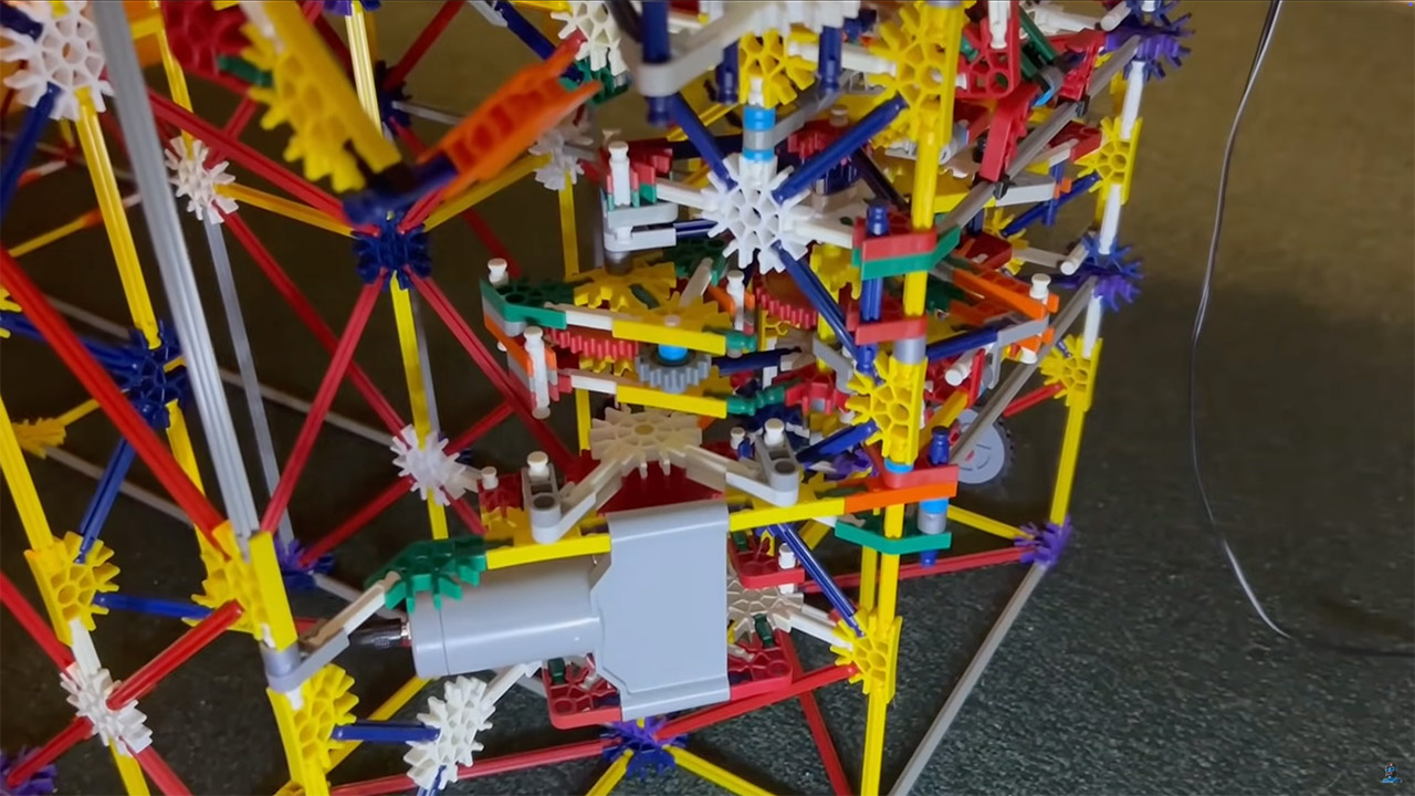K'NEX 8-Bit Mechanical Computer Build