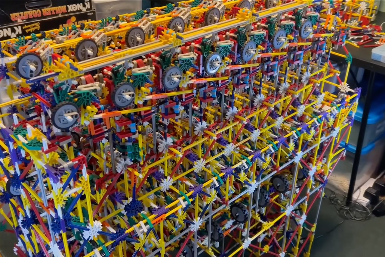 K'NEX 8-Bit Mechanical Computer Build