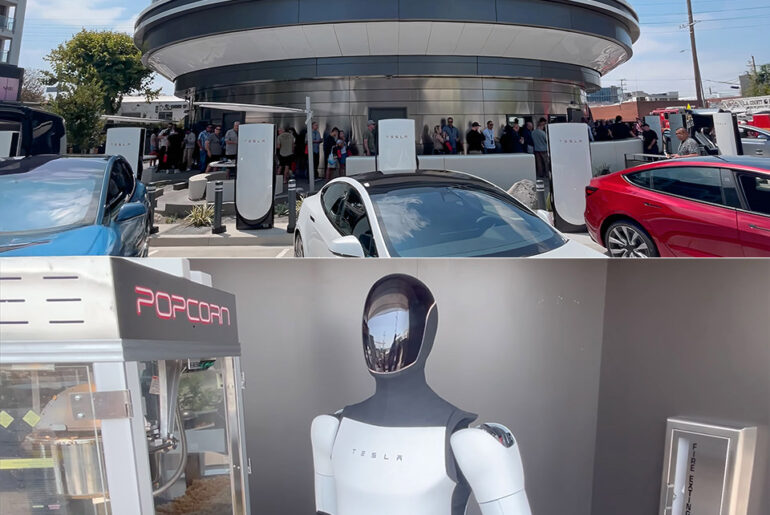 Tesla Drive-in Diner Hollywood