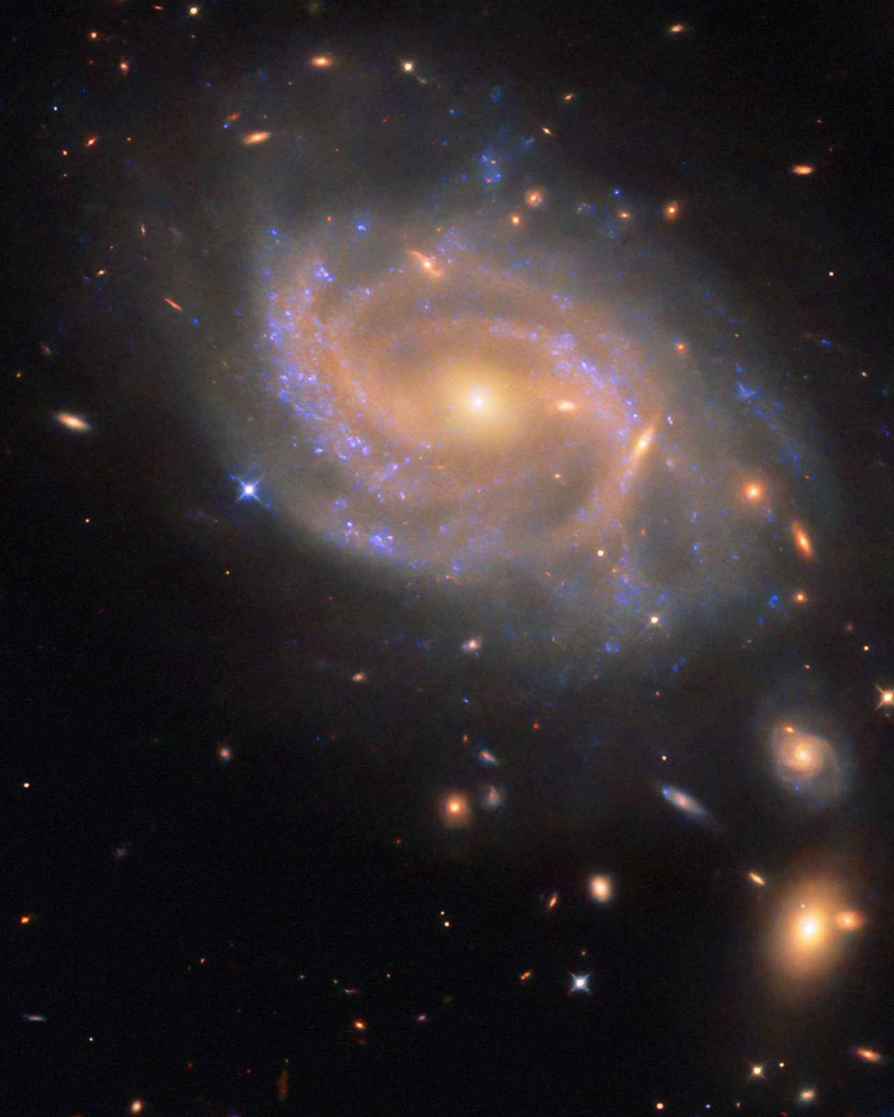 Hubble Spiral Galaxy NGC 3285B Hydra