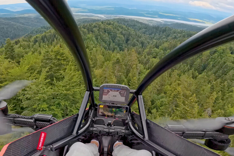 Jetson ONE eVTOL Test Flight Mt. Luban