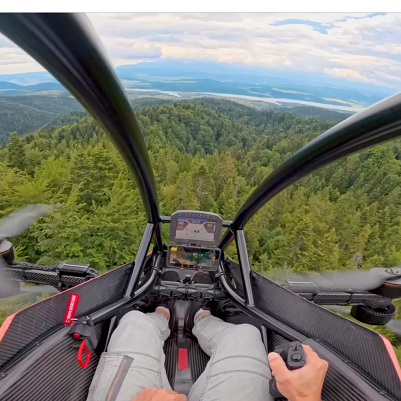 Jetson ONE eVTOL Test Flight Mt. Luban