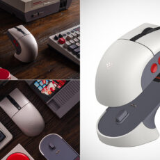 8BitDo Retro R8 Mouse with Charging Dock