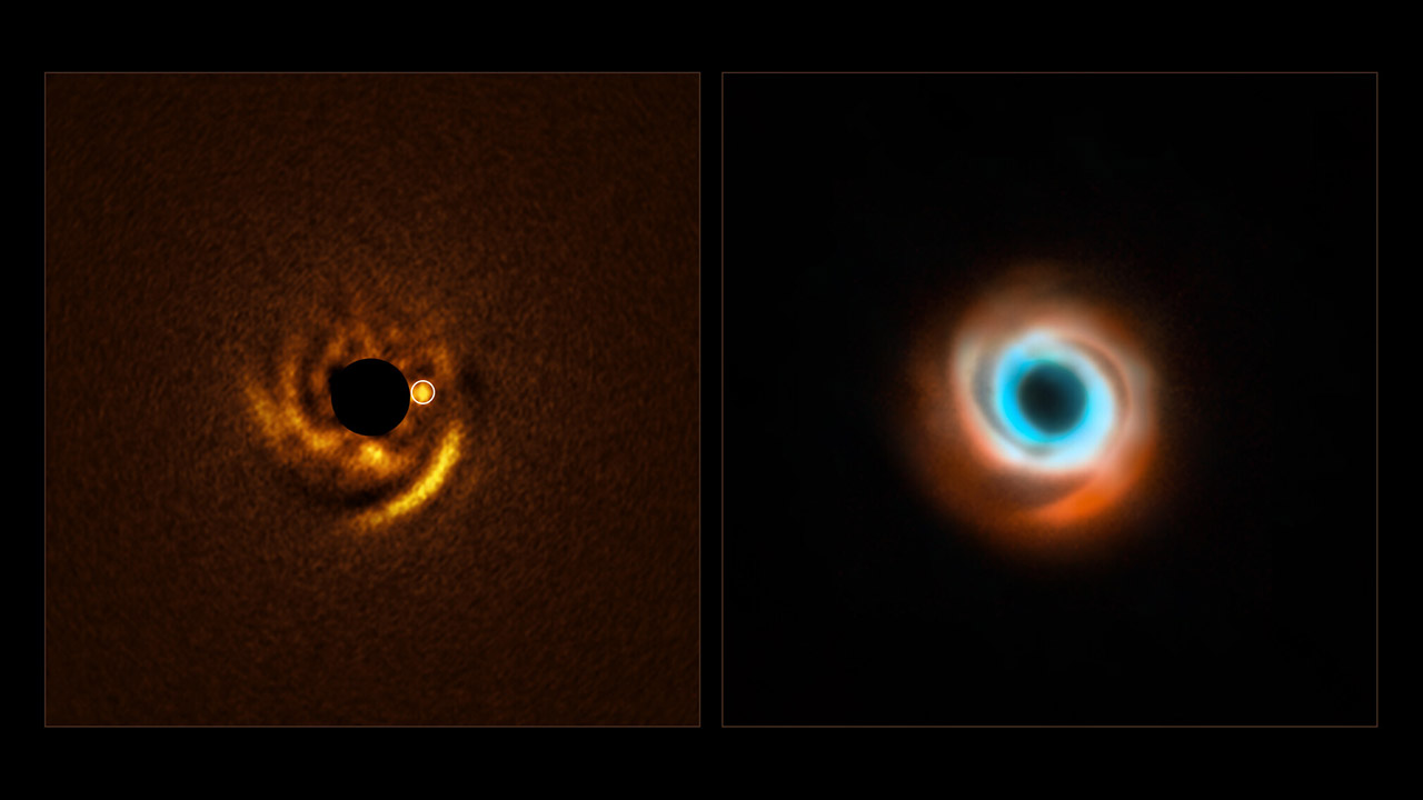 Newborn Planet ESO Very Large Telescope