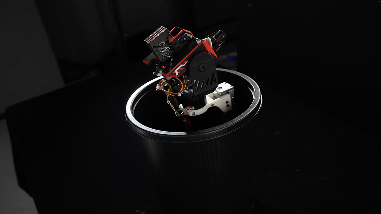 HTX Studio Smart Trash Can Auto Aiming Robot
