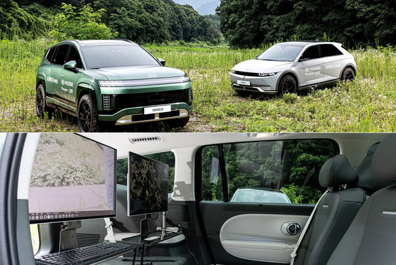 Hyundai IONIQ 9 Seed Ball Drone Station Reforestation
