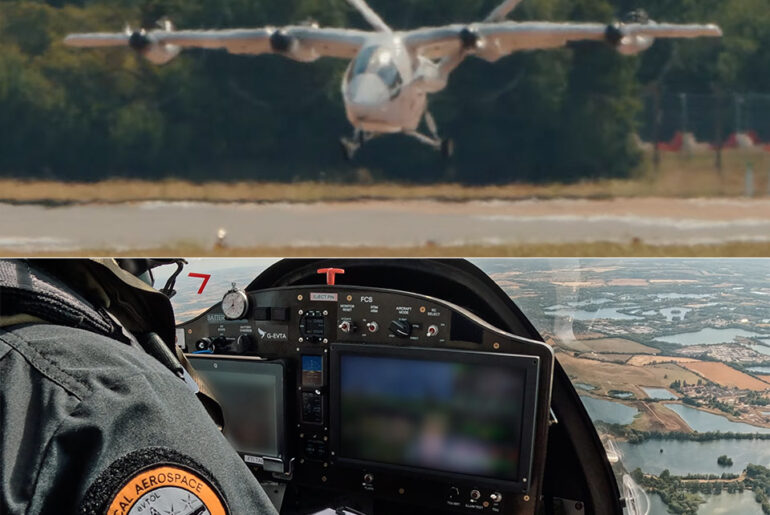 Vertical Aerospace VX4 Air Taxi eVTOL Flight Airport