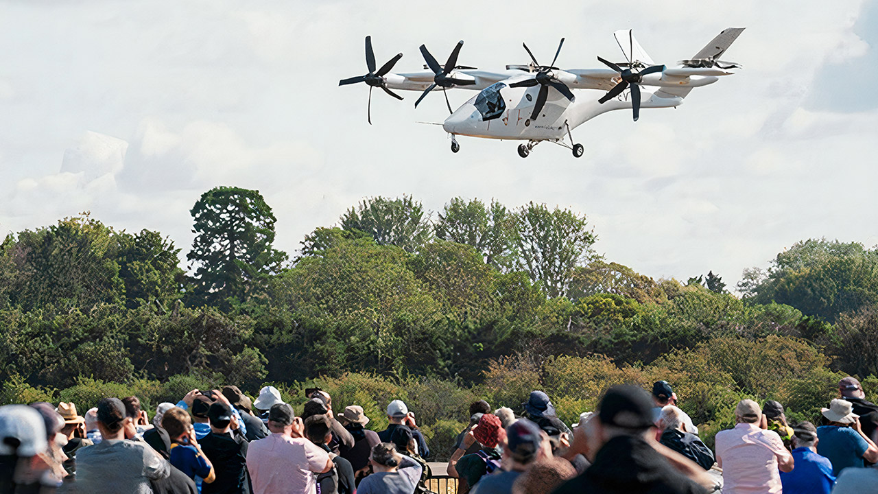 Vertical Aerospace VX4 Air Taxi eVTOL Flight Airport