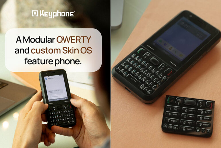 Keyphone Modular Phone Swappable Keyboard