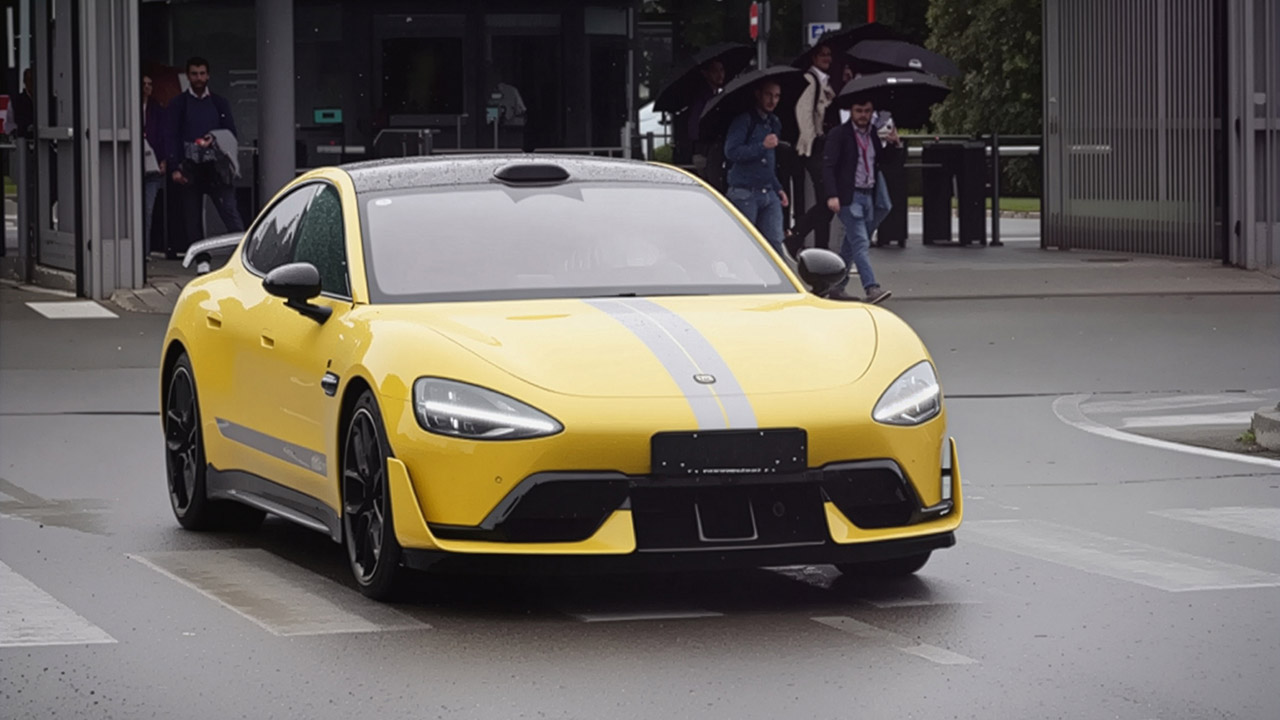 Xiaomi SU7 Ultra Ferrari Factory Maranello Spy Shots