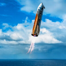 Starship Upper Stage Landing 10th Flight