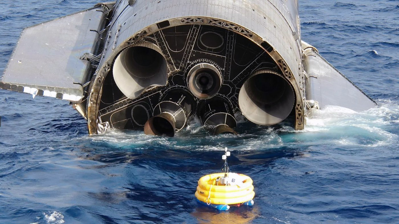 Starship Upper Stage Landing 10th Flight