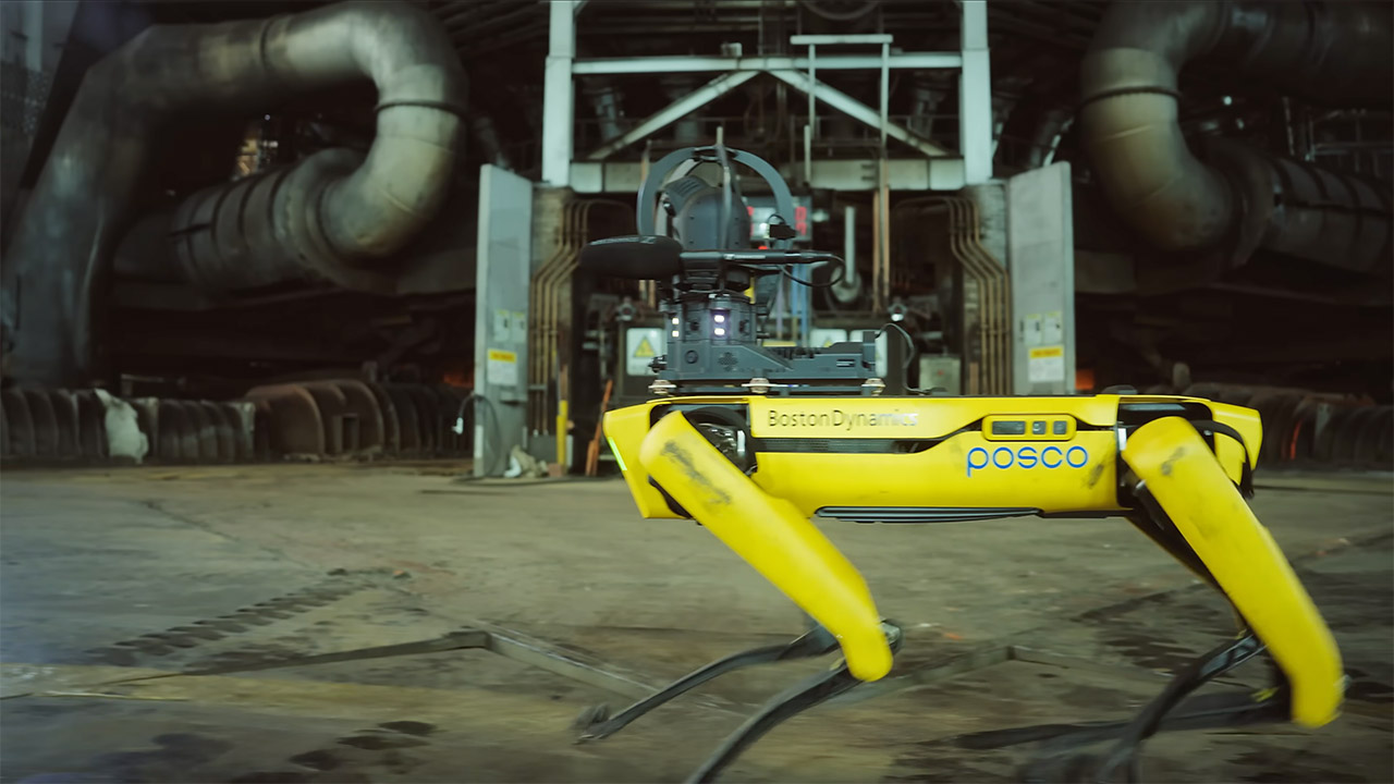 Boston Dynamics Spot Steel Maker POSCO Factory