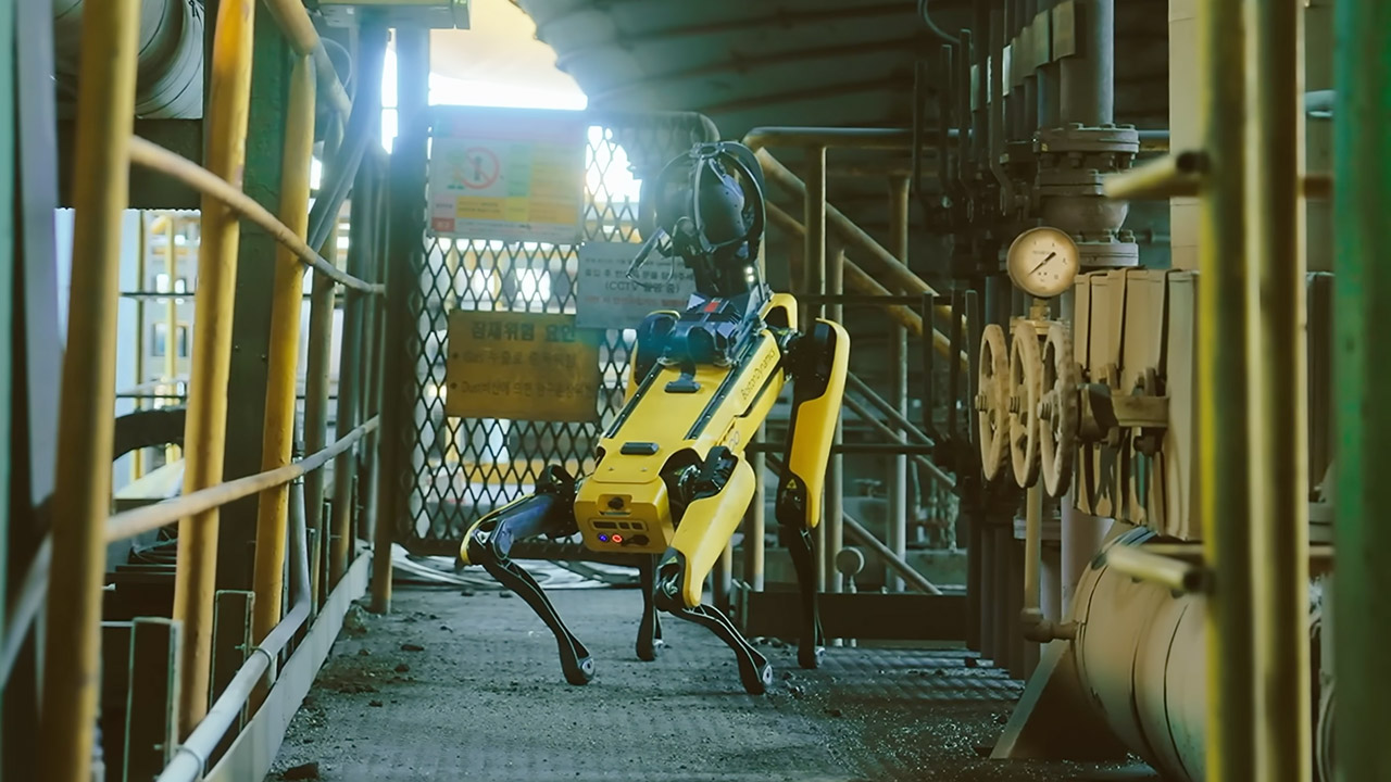 Boston Dynamics Spot Steel Maker POSCO Factory