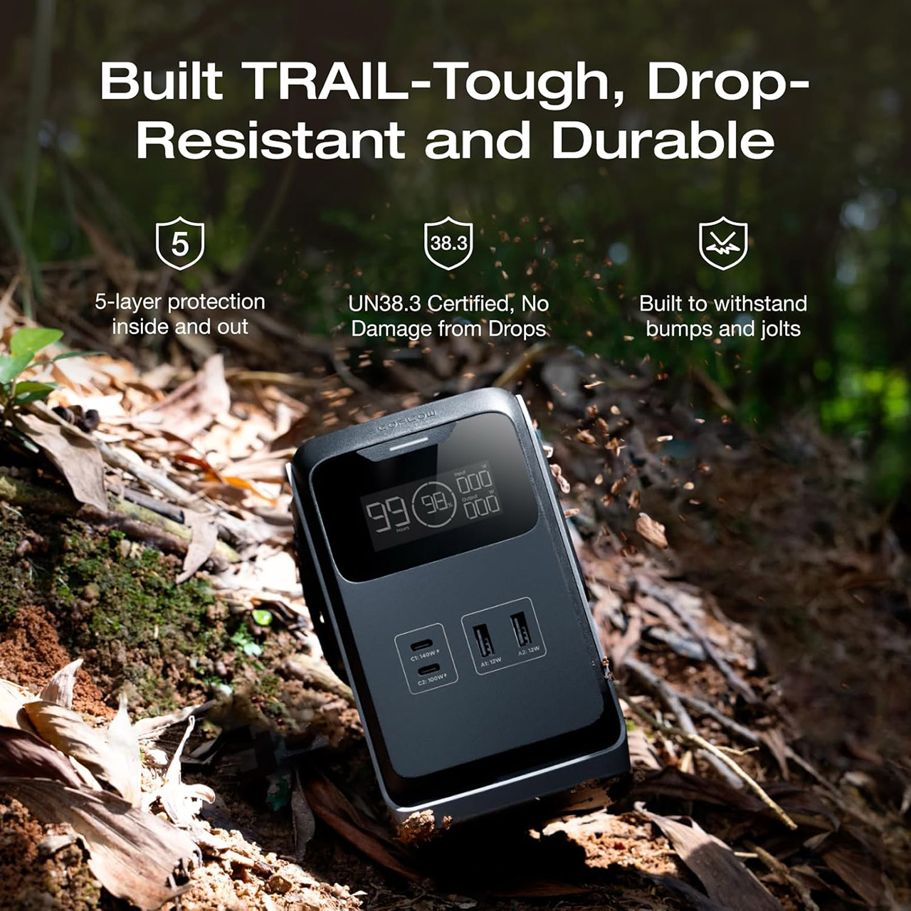 EcoFlow TRAIL 200 DC-Only Portable Power Station