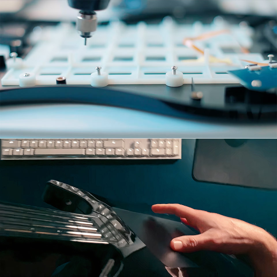 Futuristic Guitar No Strings Stringless