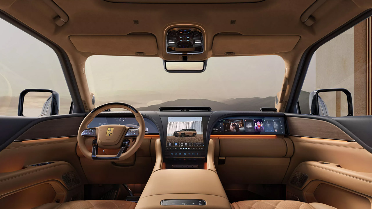 BYD YangWang U8L Electric SUV Interior