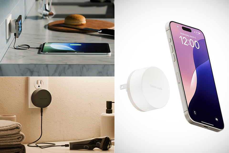 Twelve South PowerBug Wall Outlet Wireless Charging Station