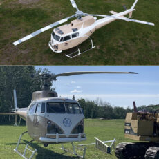 VW T1 Bus Airbus Helicopter Frankencopter