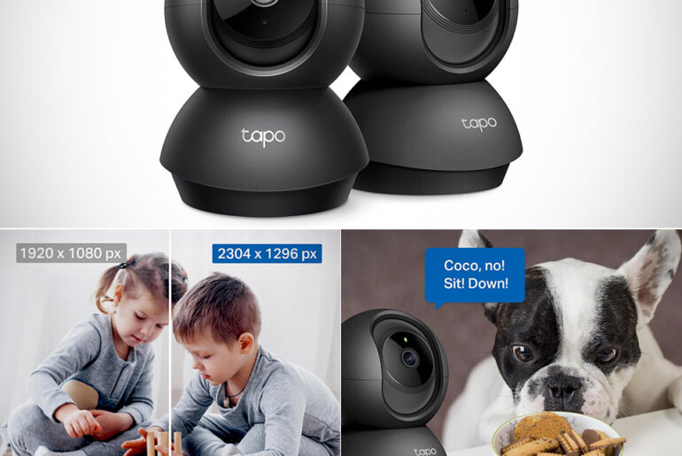 Tapo TP-Link 2K Pan/Tilt Indoor Security Camera