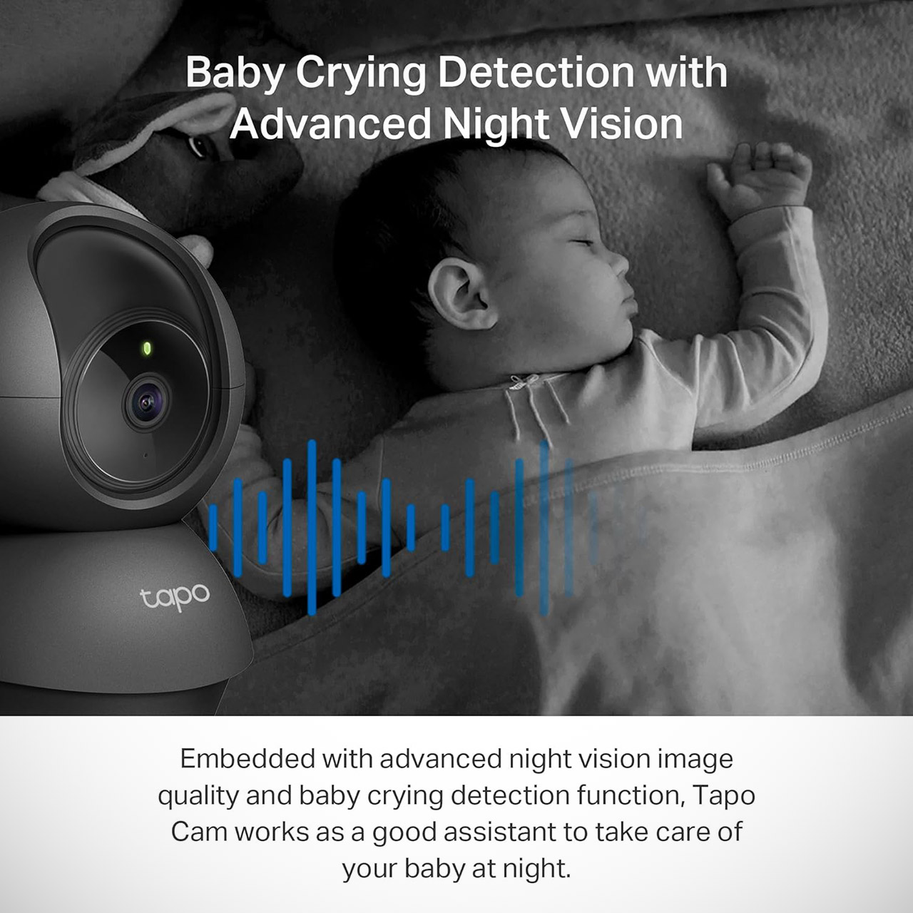 Tapo TP-Link 2K Pan/Tilt Indoor Security Camera
