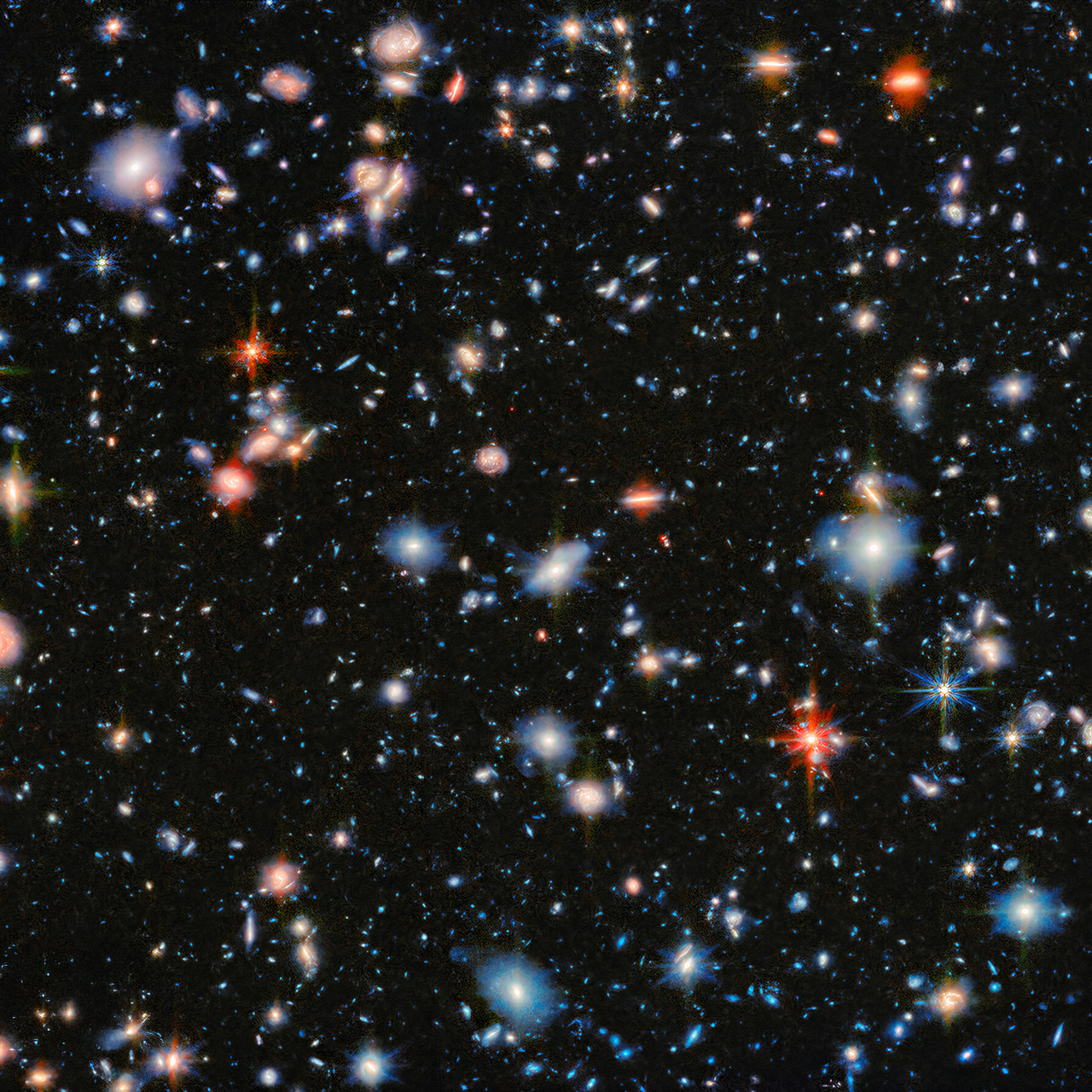 James Webb Space Telescope Hubble Ultra Deep Field Image