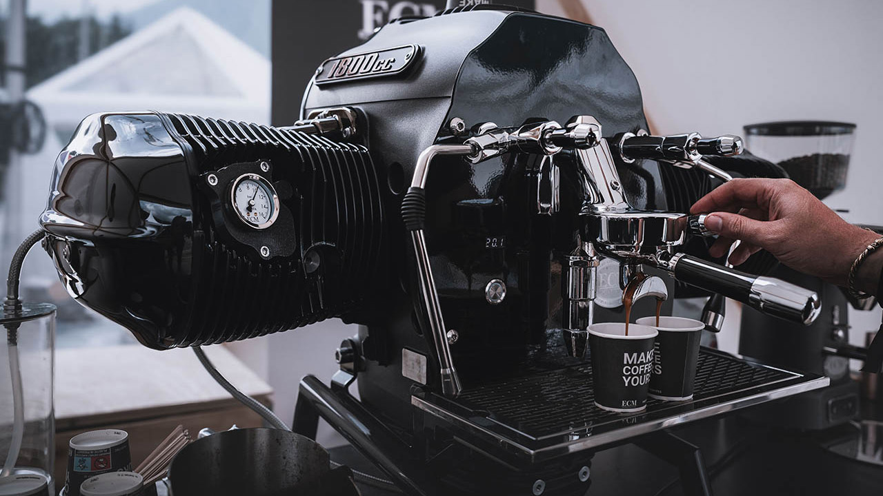 ECM BMW Big Coffee Boxer Engine Espresso Machine