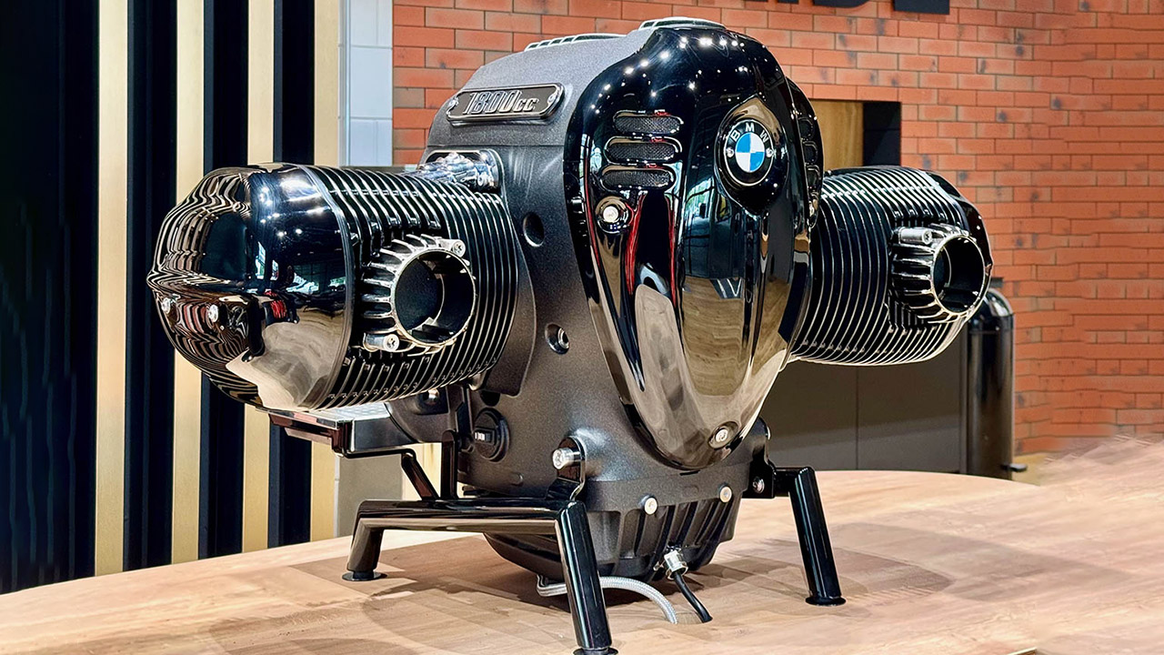ECM BMW Big Coffee Boxer Engine Espresso Machine