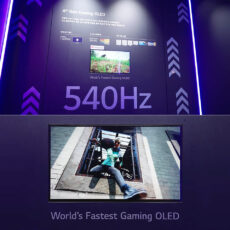 LG 27" OLED Gaming Monitor 540Hz 720Hz Refresh Rate World's Fastest