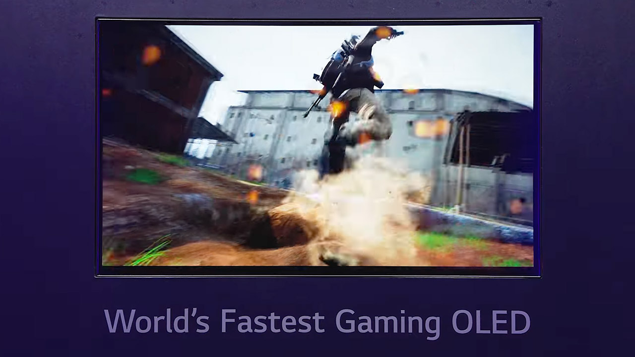 LG 27" OLED Gaming Monitor Refresh Rate World's Fastest