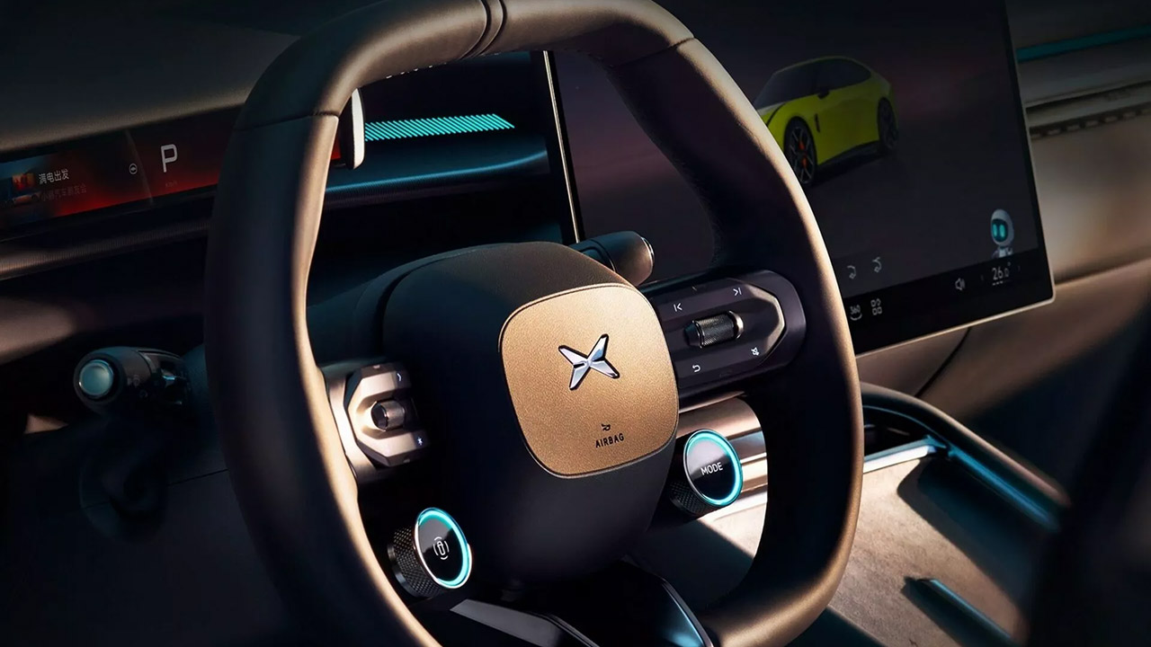 Xpeng P7 Electric Sedan Interior
