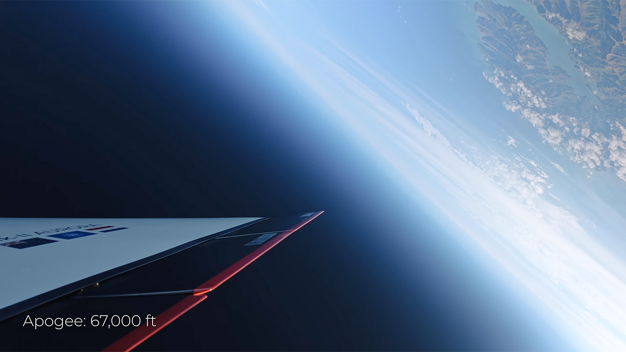 Dawn Aerospace Aurora Surveillance Test Flight